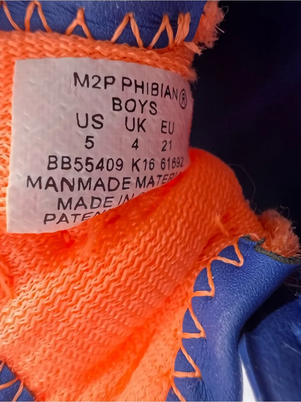 Stride Rite Kids' Navy & Orange Made 2 Play Phibian Water Shoes